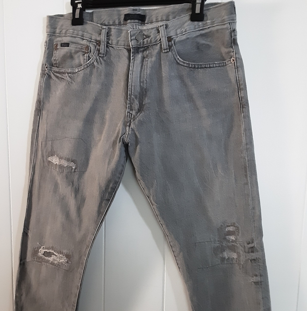 Ralph Lauren Men's Gray Slim Jeans